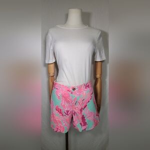 Lilly Pulitzer Pink and Blue Women Shorts